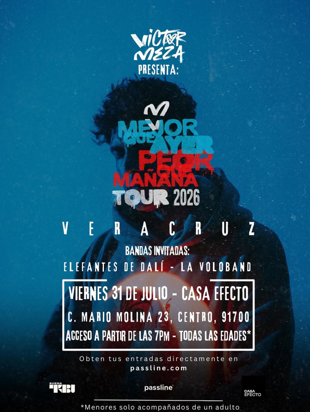 Victor Meza Tour 2026 — Casa Efecto, con La Voloband